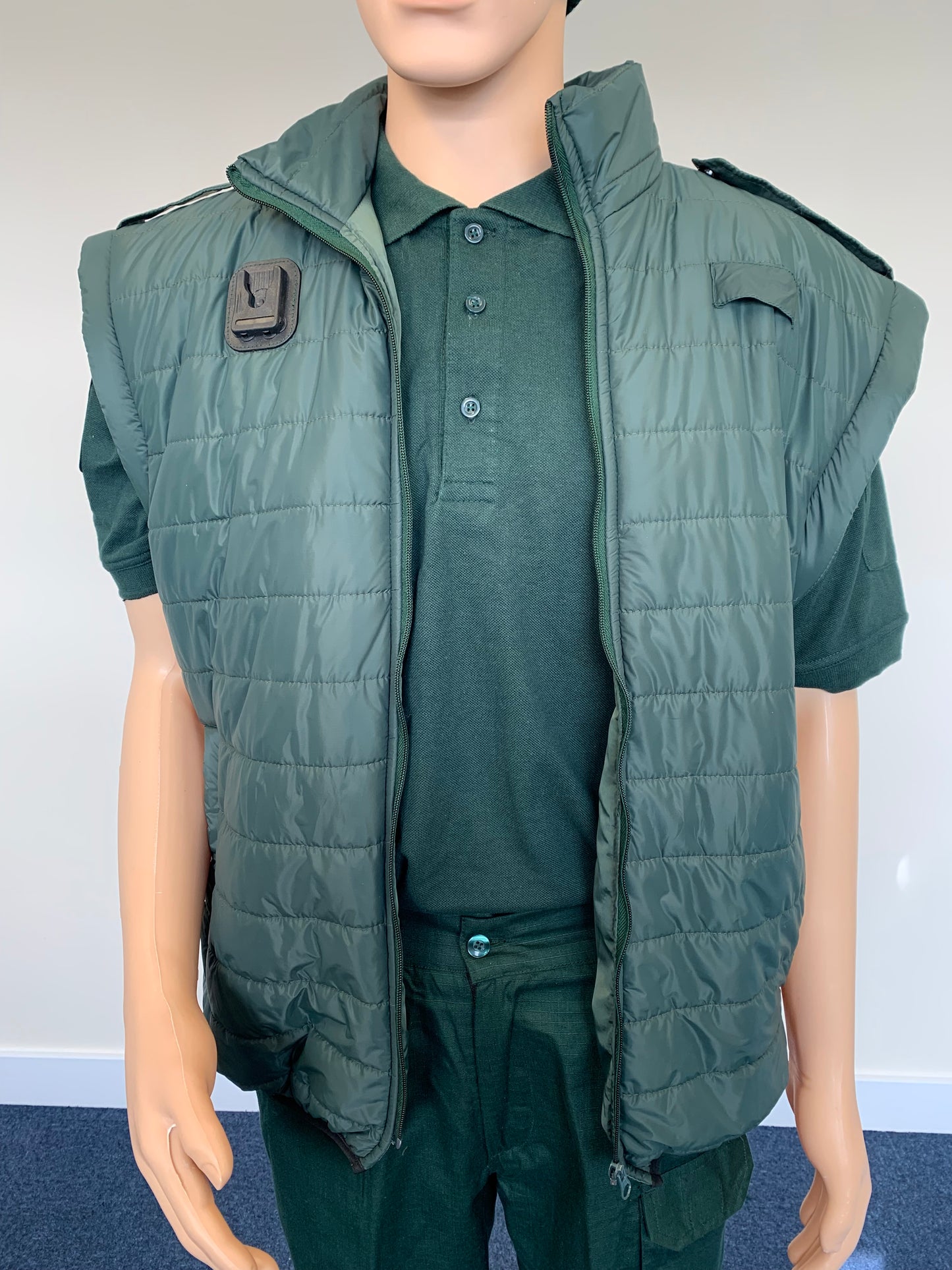 Teppi Padded jacket with removable sleeves