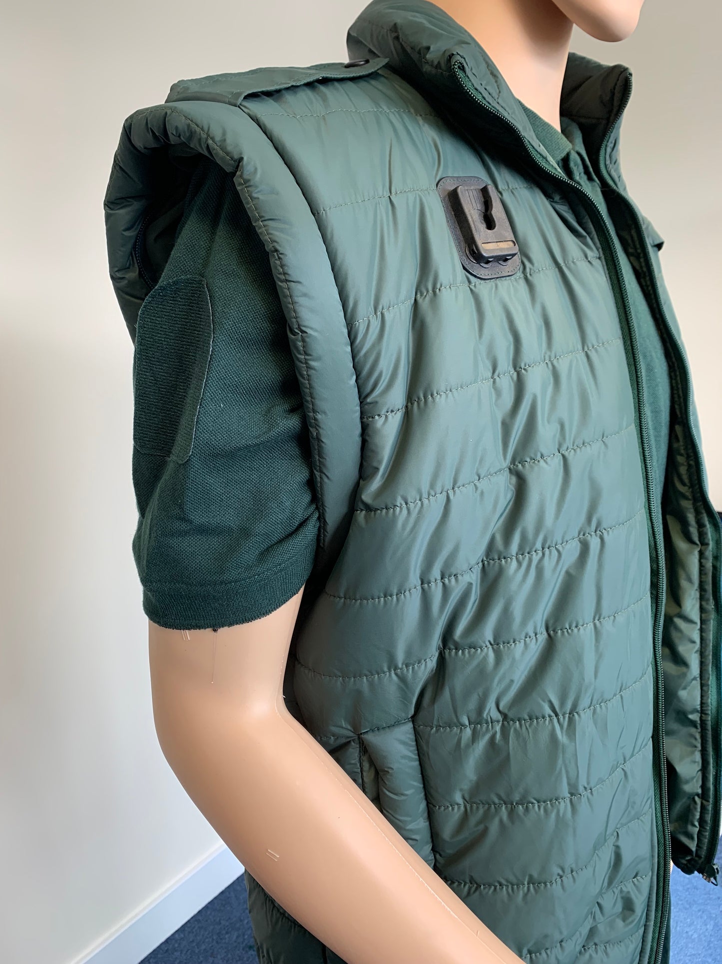 Teppi Padded jacket with removable sleeves