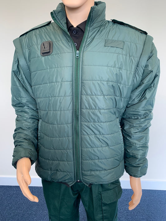 Teppi Padded jacket with removable sleeves